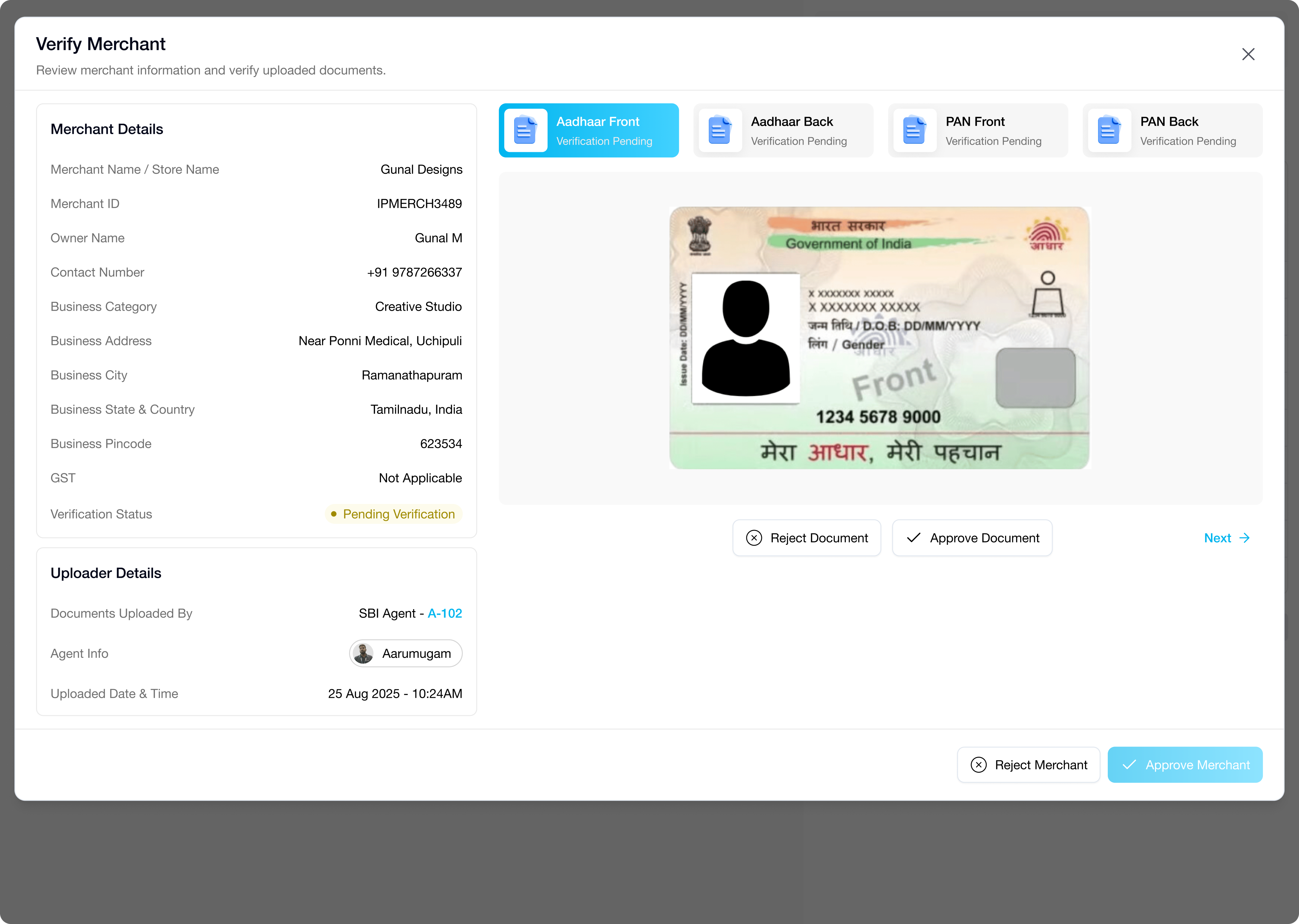 SBI QC Dashboard